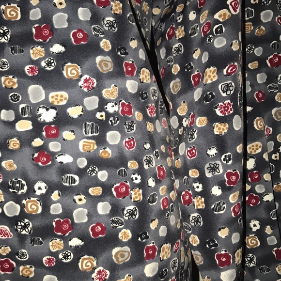 NWOT Impressions pattern vintage button down top - Picture 6 of 7